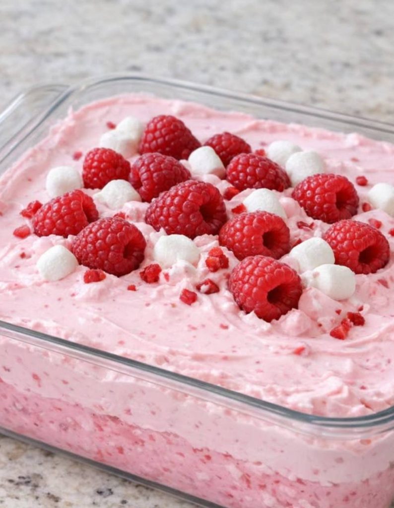 3-Ingredient Raspberry Fluff – RecipeLink